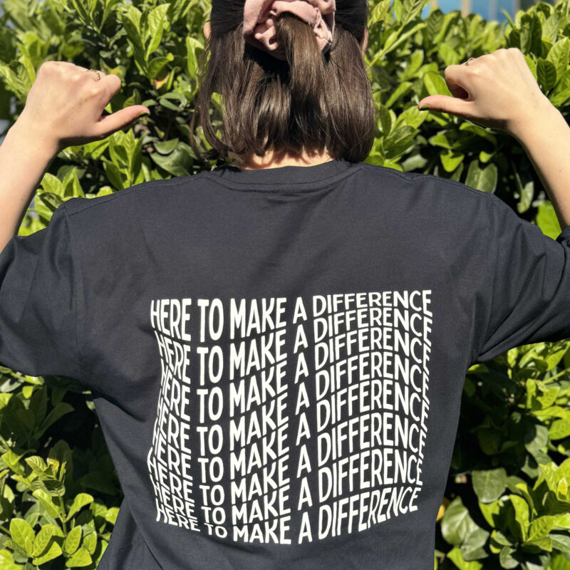 Here to Make a Difference Tee | Heavy Thumbnail
